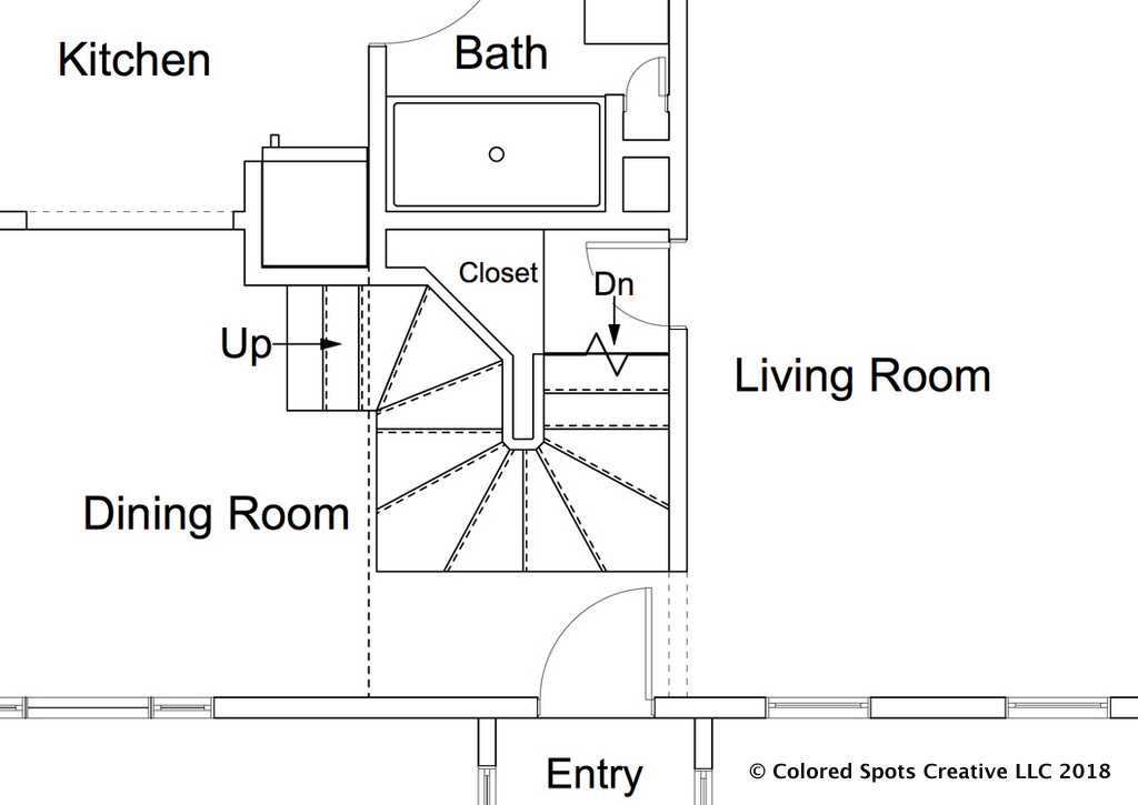 1st floor plan NEW staircase