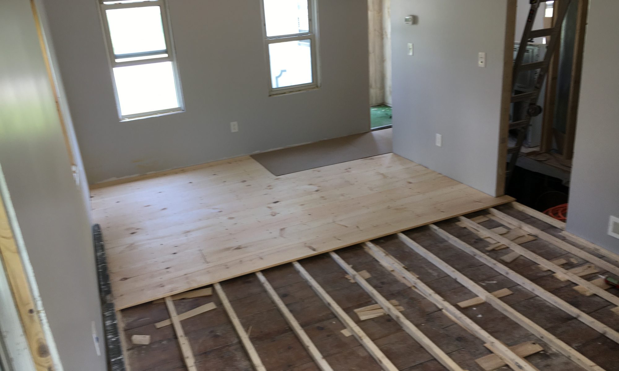 leveling an old wood floor