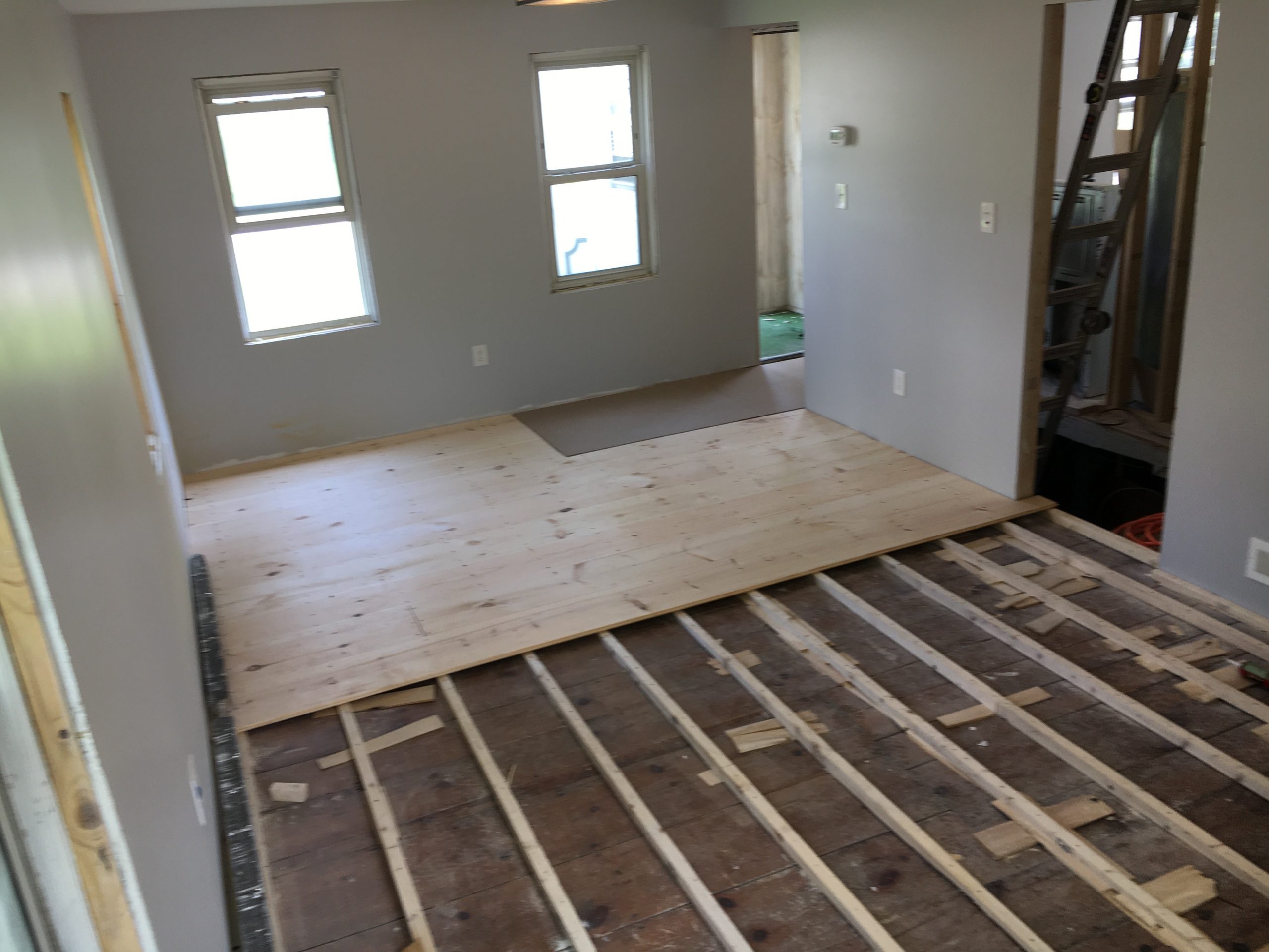 leveling an old wood floor