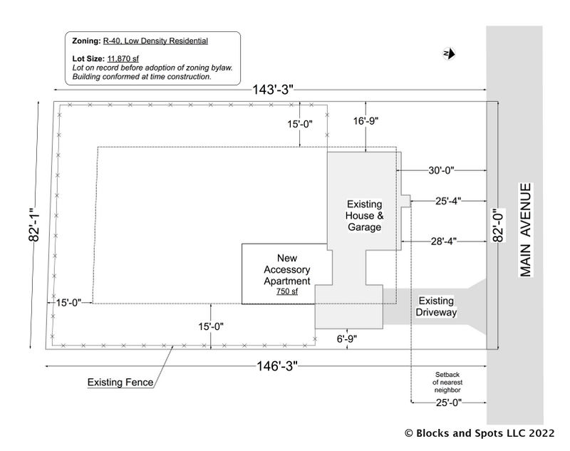 ADU - Research and Planning - Example Plot Plan 2