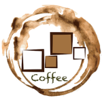 Blocks and Spots Coffee Icon