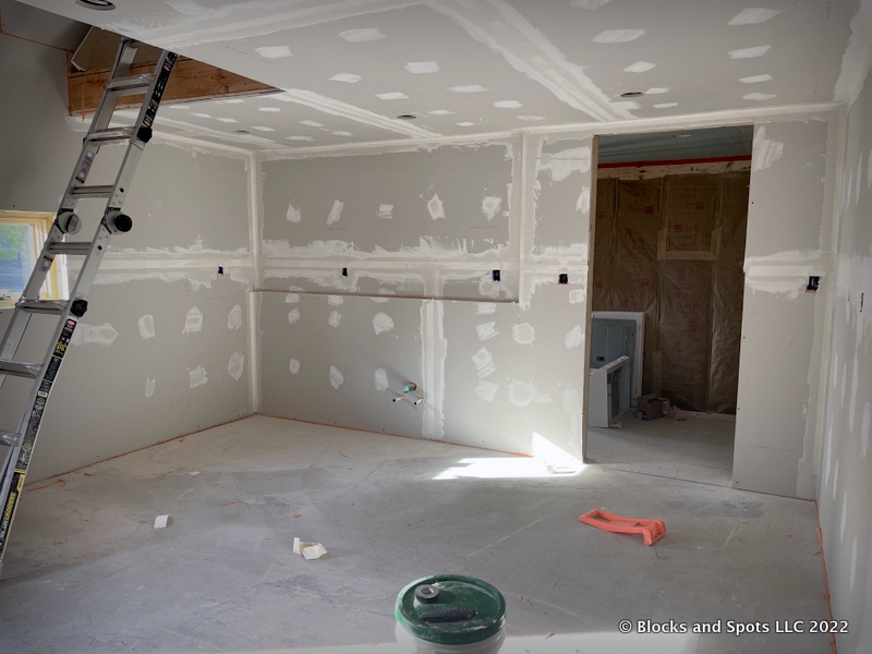 Example of Level 2 Drywall application in an Accessory Dwelling Unit