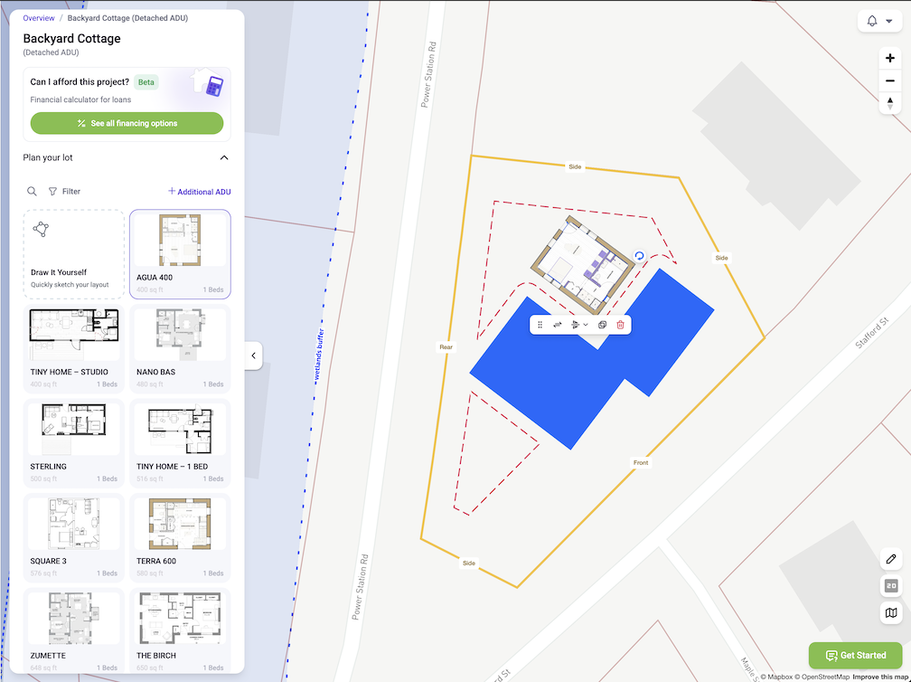 ADU Wizard – Look Up Your House – See an ADU on It