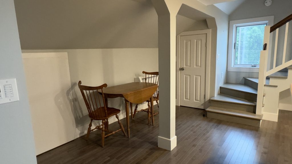 Finished view of the Nook