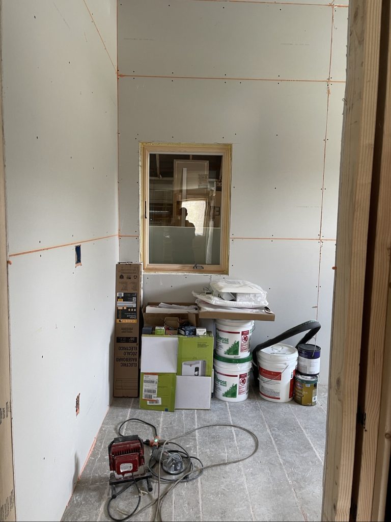 Looking into the office from the Hallway